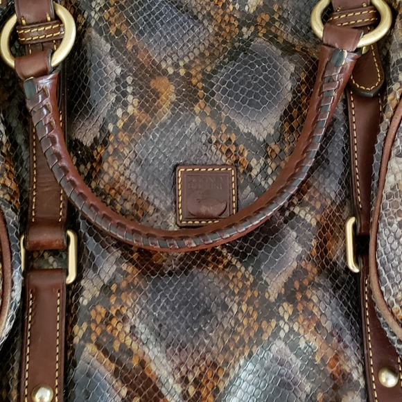 Dooney and Bourke python Satchel - Picture 4 of 8